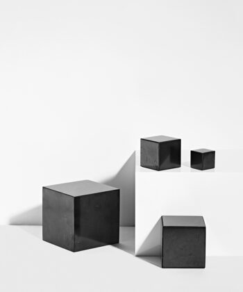 Fin sort Shungit kube