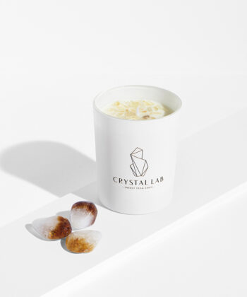 Et skønt stort AFFLUENCE AROMALYS med CITRIN krystaller i