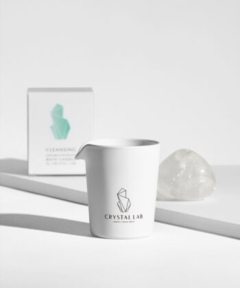 En kande med badeolie