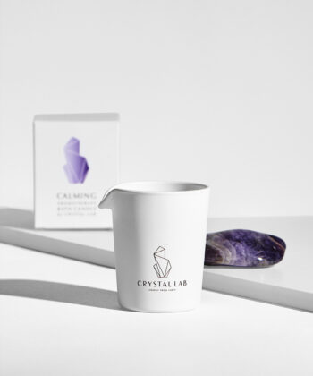 En kande med badeolie