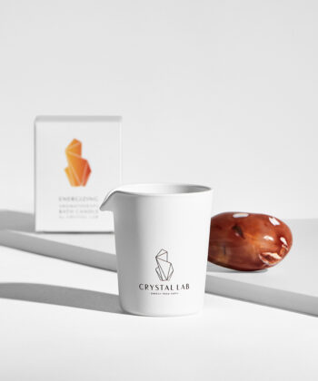 En kande med badeolie