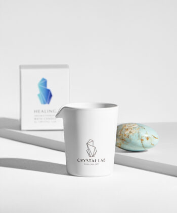 En kande med badeolie