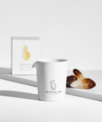 En kande med badeolie