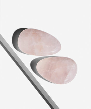 Rosenkvarts - Meditationssten / Lommesten