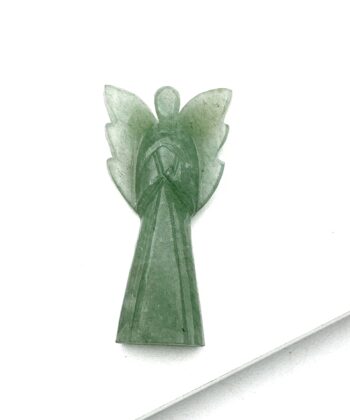 Grøn engel i halvædelsten