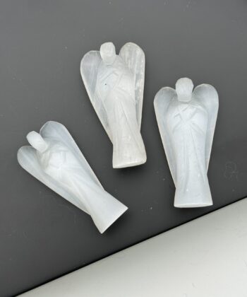 Smuk og indbydende hvid Selenit skål