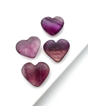 Fluorit, Pink - Hjerte