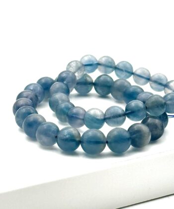 Fluorit, Blå - Armbånd 8 mm