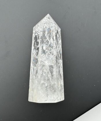 Bjergkrystal - Spids, Frostet - UNIKA