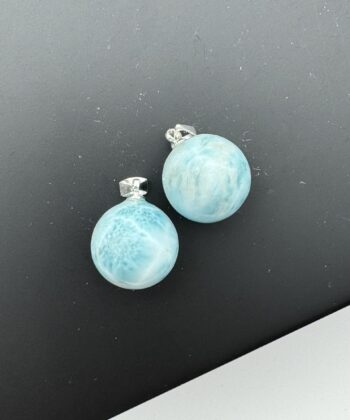 Larimar, Kugle Vedhæng 12 mm