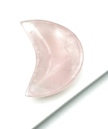 Rosenkvarts - Måne Skål - UNIKA