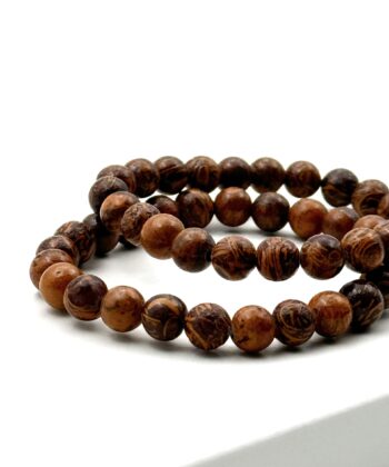 Jaspis Slange - Armbånd 6 mm