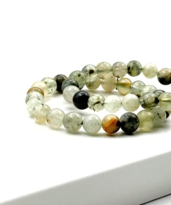 Prehnit - Armbånd 8 mm