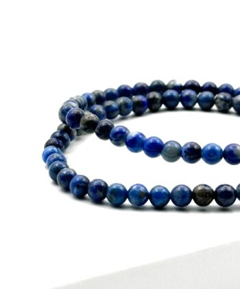 Elastikarmbånd med blå sten