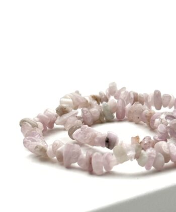 Elastikarmbånd med lyserøde split sten