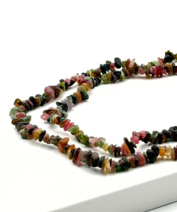 Elastikarmbånd med split sten i mange mættede farver