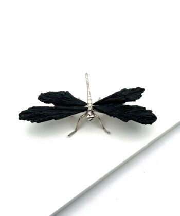 Cyanit, Sort - Dragonfly - UNIKA