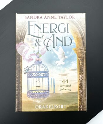 cover til orakelkort med men fuglebur og hvis due der flyver derfra med blå himmel i baggrunden