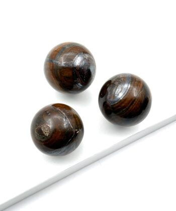 Tigerøje med Hæmatit - Kugle