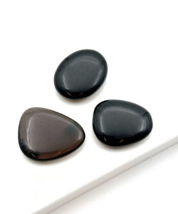 Obsidian, Sort - Meditationssten / Lommesten