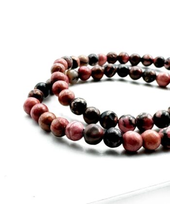 Rhodonit - Armbånd 6 mm