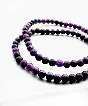 Lepidolit - Armbånd 4 mm