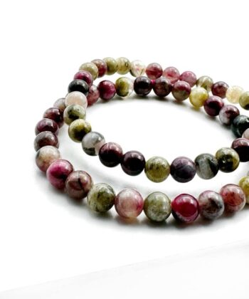 Turmalin, Vandmelon - Armbånd 6 mm
