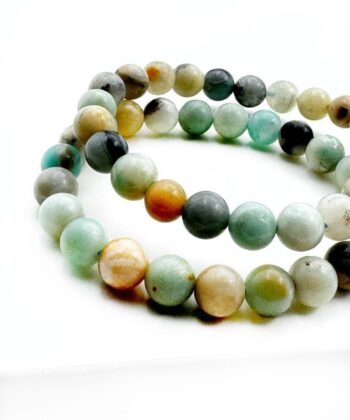Amazonit - Armbånd 8 mm