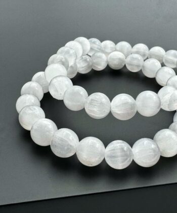 Smuk og indbydende hvid Selenit skål