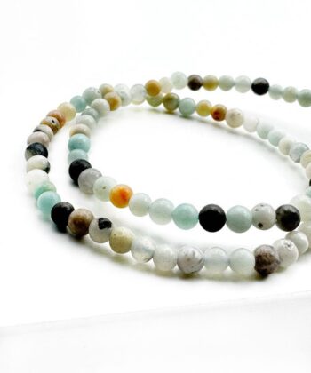 Amazonit - Armbånd 4 mm