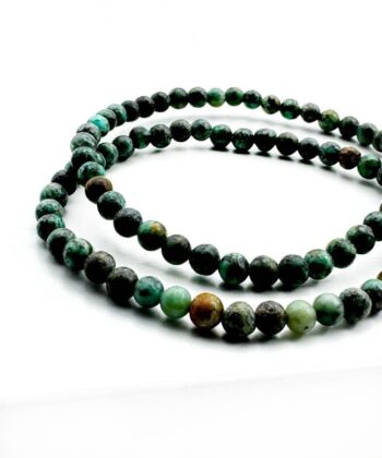 Turkis, Afrikansk - Armbånd 4 mm