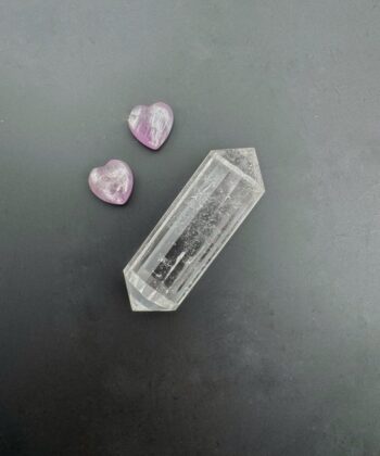 Bjergkrystal, Dobbelt termineret, Spids, 16 sider - UNIKA