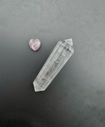 Bjergkrystal, Dobbelt termineret, Spids, 16 sider - UNIKA