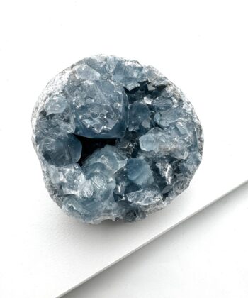 Celestit, Blå - Rå, Geode - UNIKA