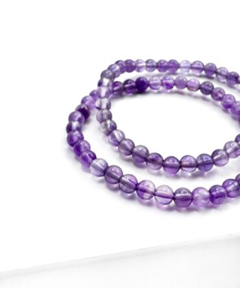 Ametyst - BØRNE Armbånd 4 mm