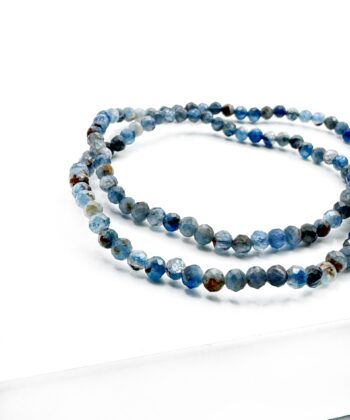 Cyanit, Blå - Armbånd Facet 2-3 mm