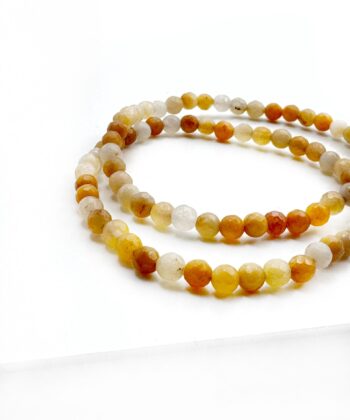 Golden Healer - Armbånd Facet 4 mm