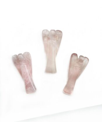 Rosenkvarts - Engel 5-6 cm