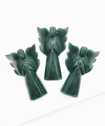 Aventurin, Grøn - Engel 7-8 cm