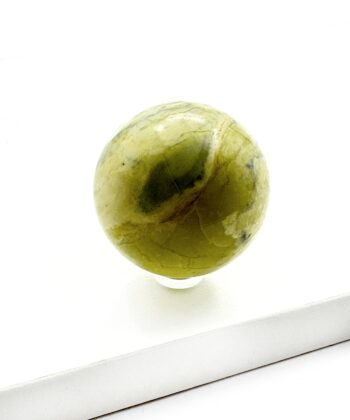 Serpentin, Gul - Kugle - UNIKA