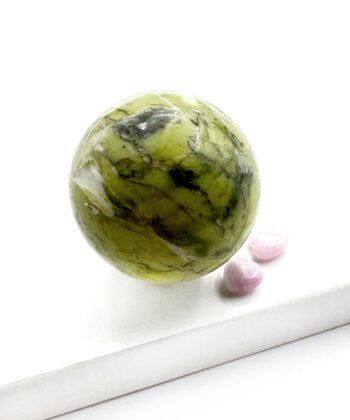 Serpentin, Gul - Kugle - UNIKA