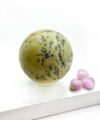 Serpentin, Gul - Kugle - UNIKA