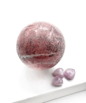 Rhodonit, Pink - Kugle - UNIKA