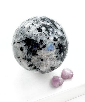 Månesten, Regnbue - Kugle - UNIKA