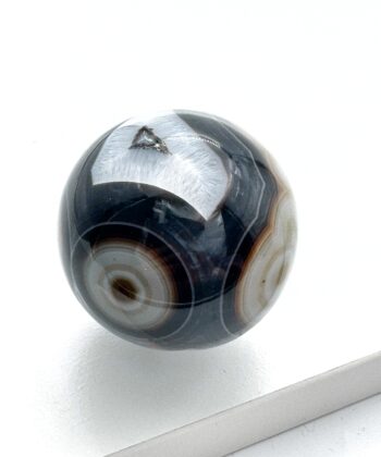 Agat, Sort - Kugle - UNIKA