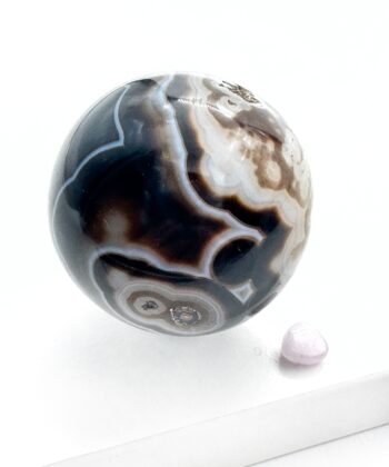 Agat, Sort - Kugle - UNIKA