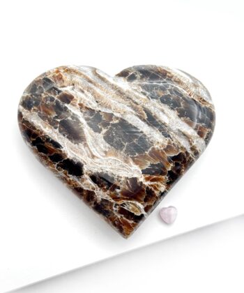 Calcit, Honning - Hjerte - UNIKA