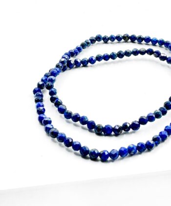 Lapis Lazuli - Armbånd Facet 2 mm