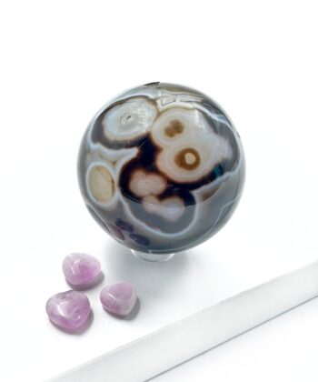 Agat, Sort - Kugle - UNIKA