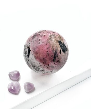 Rhodonit, Pink - Kugle - UNIKA
